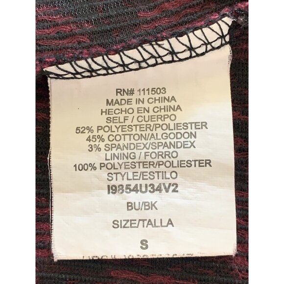 Lily Rose Junior Teens Red & Black Floral Dress Size Small - Picture 6 of 7